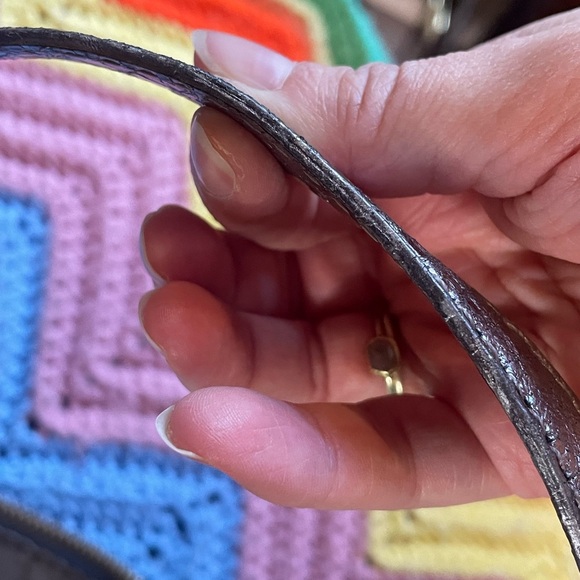 Textured metallic silver Michael by Michael Kors shoulder bag y2k 90s vibes - Picture 8 of 9